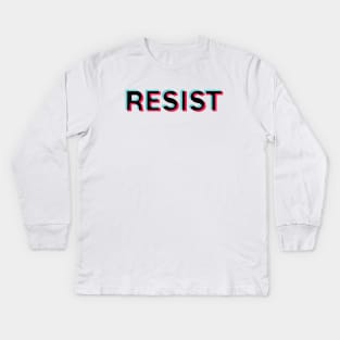 RESIST Kids Long Sleeve T-Shirt